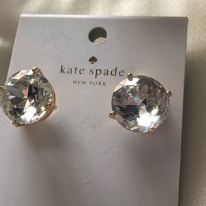Kate Spade Clear Gumdrop Earrings